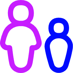 Adult Supervision Icon from Flex Neon Set
