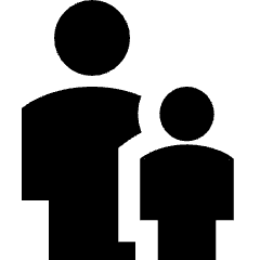 Adult Supervision Icon from Sharp Solid Set