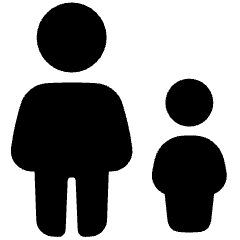 Adult Supervision Icon from Plump Solid Set