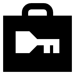 Baggage Lockers Icon from Sharp Solid Set