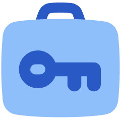 Baggage Lockers Icon from Plump Flat Set