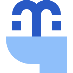 Bidet Icon from Sharp Flat Set