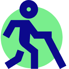 Blind People Icon from Sharp Pop Set