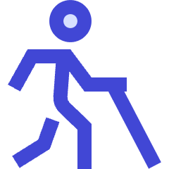 Blind People Icon from Sharp Duo Set