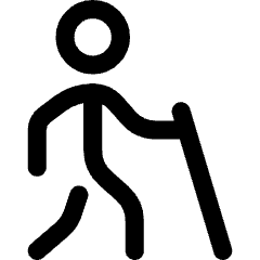 Blind People Icon from Core Line Set