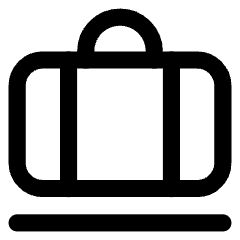 Briefcase Claim Icon from Core Line Set