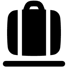 Briefcase Claim Icon from Plump Solid Set