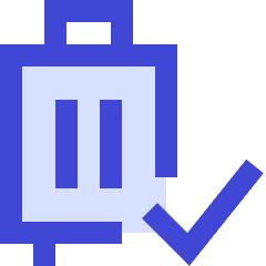 Carry On Bag Check Icon from Sharp Duo Set