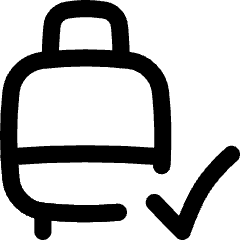 Carry On Bag Check Icon from Flex Line Set