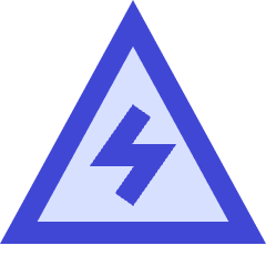 Dangerous Zone Sign Icon from Sharp Duo Set
