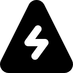 Dangerous Zone Sign Icon from Micro Solid Set