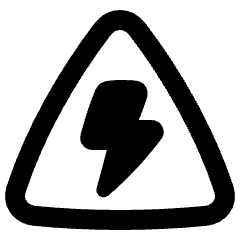 Dangerous Zone Sign Icon from Plump Remix Set