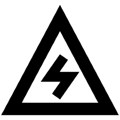 Dangerous Zone Sign Icon from Sharp Remix Set