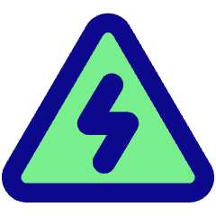 Dangerous Zone Sign Icon from Core Pop Set