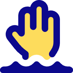Deep Water Area Icon from Core Pop Set
