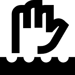 Deep Water Area Icon from Sharp Remix Set