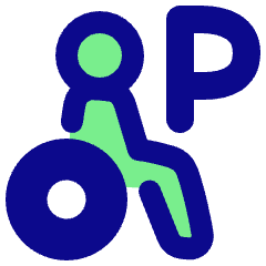 Disability Parking Icon from Plump Pop Set
