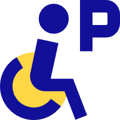 Disability Parking Icon from Sharp Pop Set
