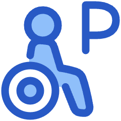 Disability Parking Icon from Plump Duo Set