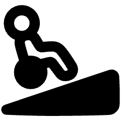 Disability Slope Icon from Plump Remix Set