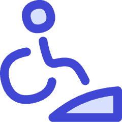 Disability Slope Icon from Flex Duo Set
