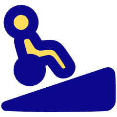 Disability Slope Icon from Plump Pop Set