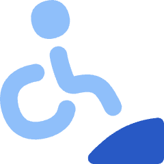 Disability Slope Icon from Flex Flat Set
