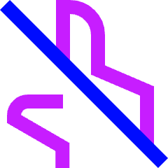 Do Not Touch Icon from Sharp Neon Set