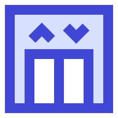 Elevator Icon from Sharp Duo Set