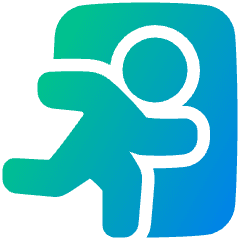 Emergency Exit Icon from Plump Gradient Set