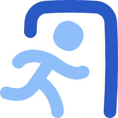 Emergency Exit Icon from Flex Flat Set