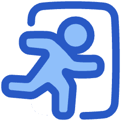 Emergency Exit Icon from Plump Duo Set