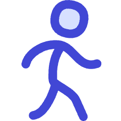 Figure Walking Icon from Flex Duo Set