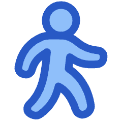 Figure Walking Icon from Plump Duo Set