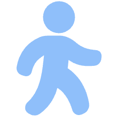 Figure Walking Icon from Plump Flat Set