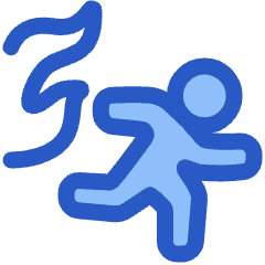 Fire Evacuation Icon from Plump Duo Set