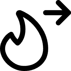 Fire Exit Icon from Core Line Set