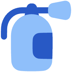 Fire Extinguisher Sign Icon from Plump Flat Set