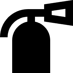Fire Extinguisher Sign Icon from Sharp Remix Set