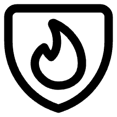 Fire Protection Area Icon from Core Line Set