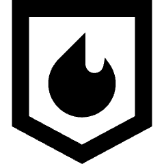 Fire Protection Area Icon from Sharp Remix Set