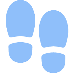 Footprint Icon from Flex Flat Set