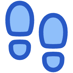 Footprint Icon from Plump Duo Set