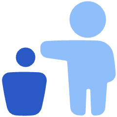 Garbage Throw Icon from Plump Flat Set