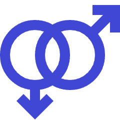 Gender Gay 1 Icon from Sharp Duo Set