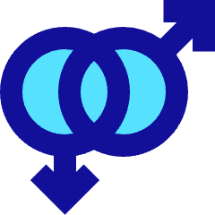 Gender Gay 1 Icon from Sharp Pop Set