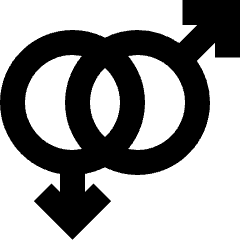 Gender Gay 1 Icon from Sharp Remix Set