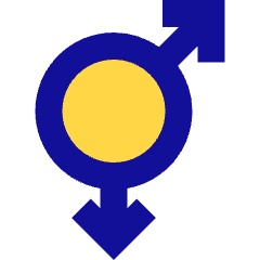 Gender Gay 2 Icon from Sharp Pop Set