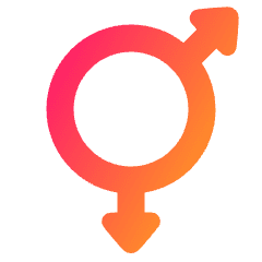 Gender Gay 2 Icon from Plump Gradient Set