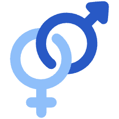 Gender Hetero Icon from Plump Flat Set